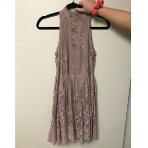 Pink Lace Free People Dress